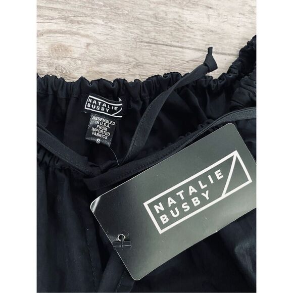 Natalie Busby Sunny Days Dress Black Short Womens Size S - Picture 4 of 5